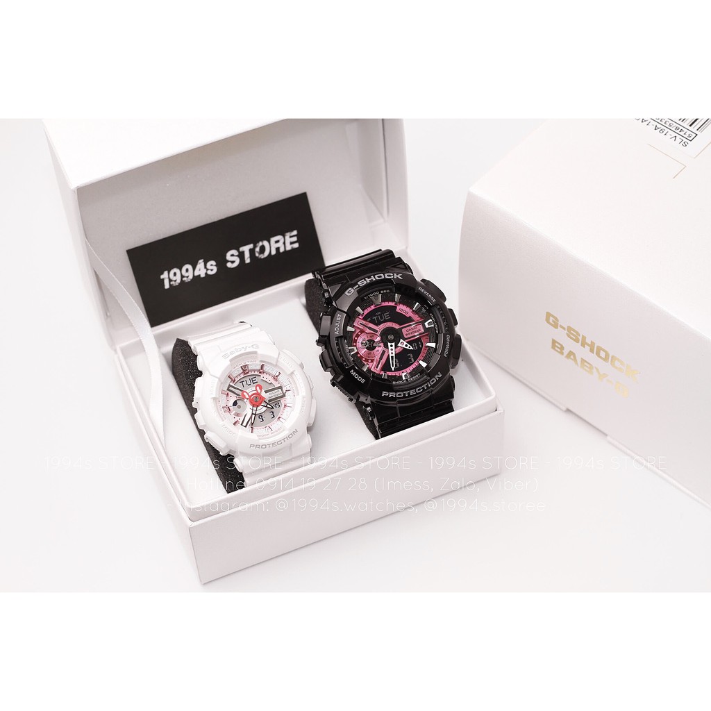 ĐỒNG HỒ CẶP THỜI TRANG G-SHOCK &amp; BABY-G SLV-19A-1A