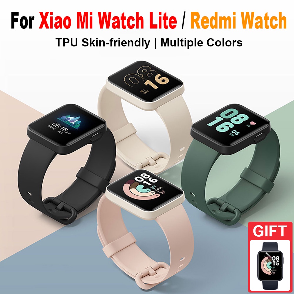 Dây Silicone Thay Thế Cho Đồng Hồ Xiaomi Mi Watch Lite / Redmi Watch 2 Lite