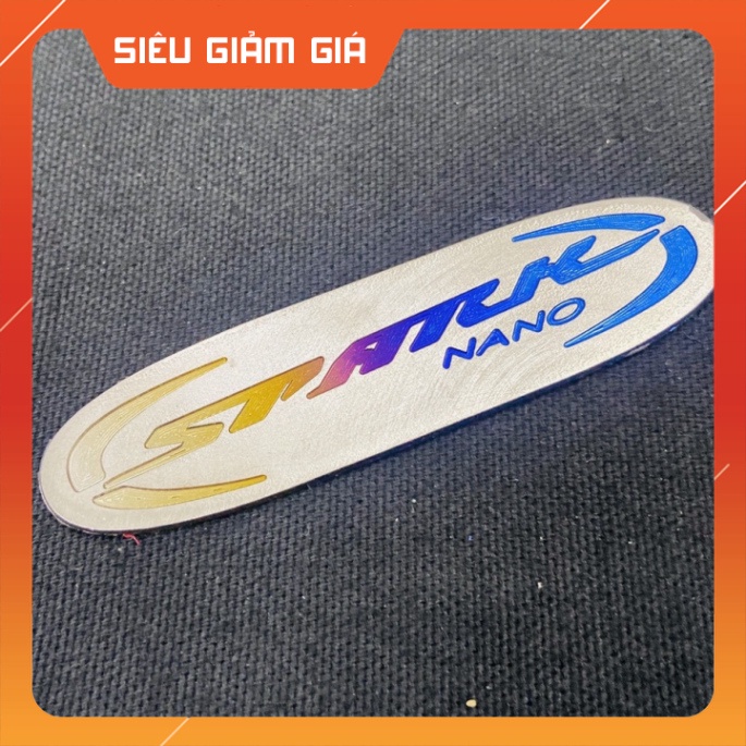 Log titan tem dán SPARK NANO thích hợp dán baga, mặt nạ các dòng xe SIRIUS, EXCITER, JUPITER
