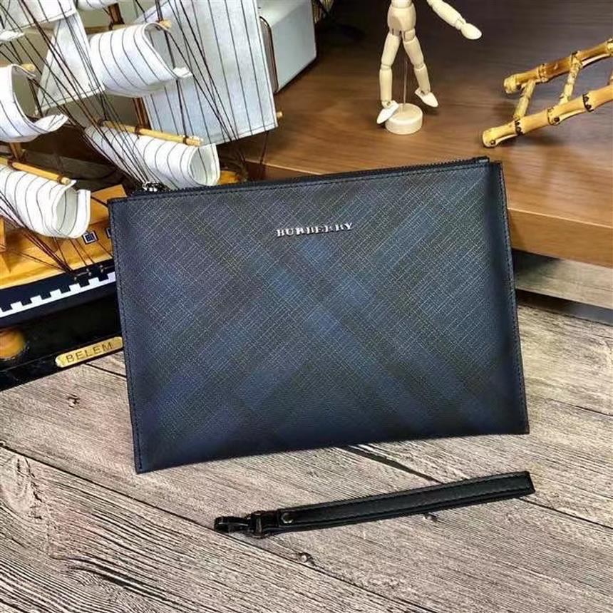 TÚI VÍ CLUTCH DA CẦM TAY NAM NỮ BURBERRY1627 DA THẬT CHUẨN ẢNH THẬT