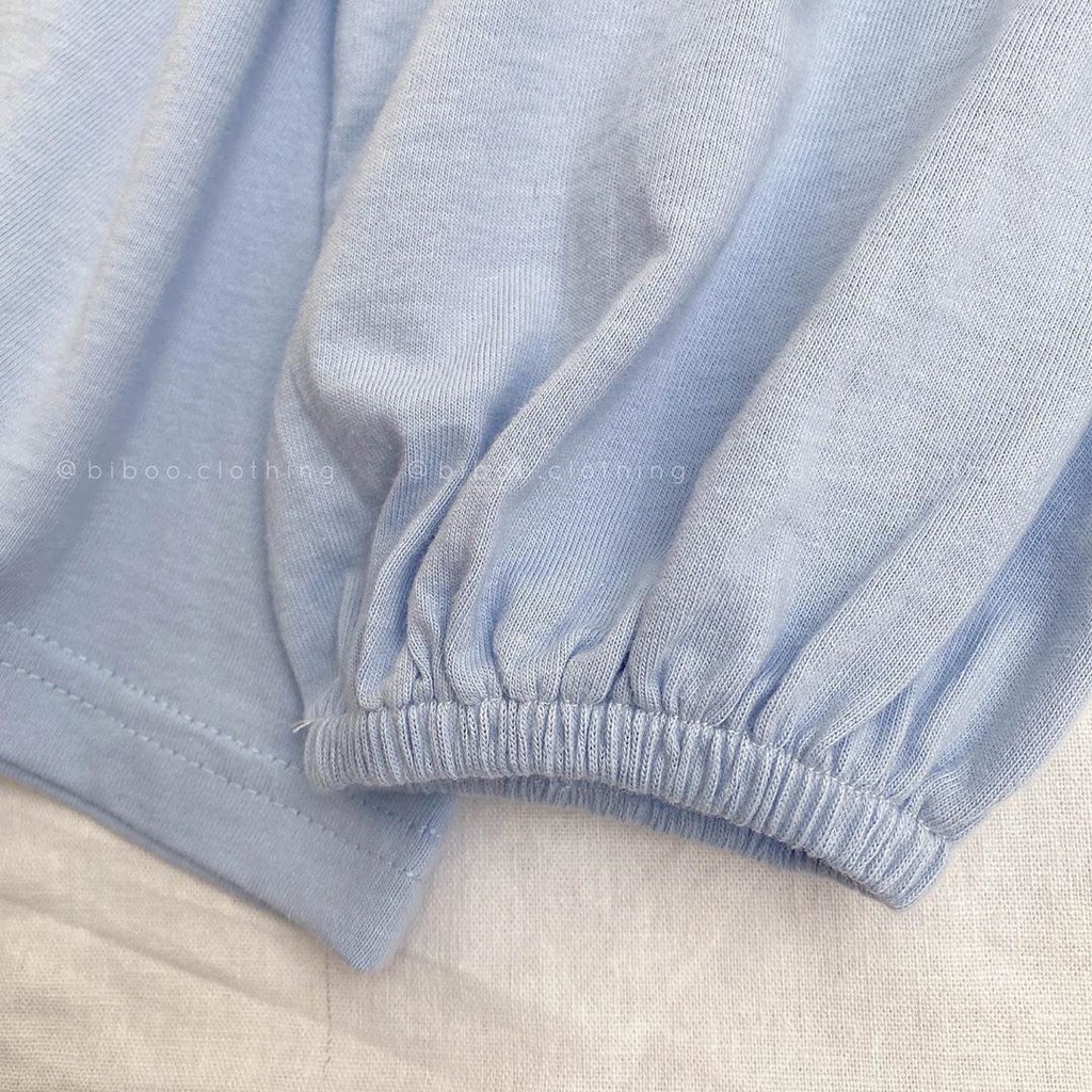 ÁO SWEATER TAY PHỒNG THÊU HOA CÚC KIỂU DÁNG ÁO THUN NỈ TAY CHUN HOA XANH ULZZANG HOT HIT | BigBuy360 - bigbuy360.vn