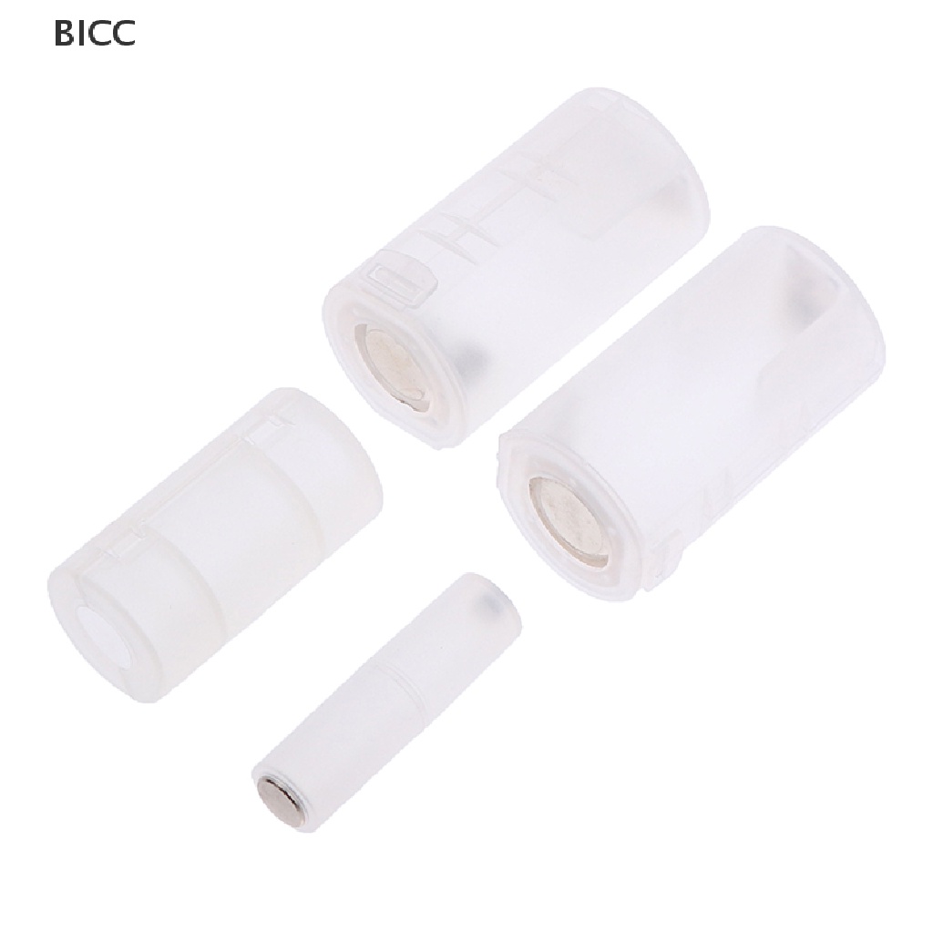 BI 1Pcs AAA to AA/AA to C/D Battery Combination Adaptor Case Storage Box Converter
 CC