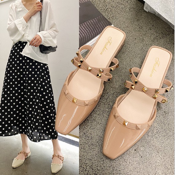 Giày sục nữ xinh phong cách hàn quốc BH9