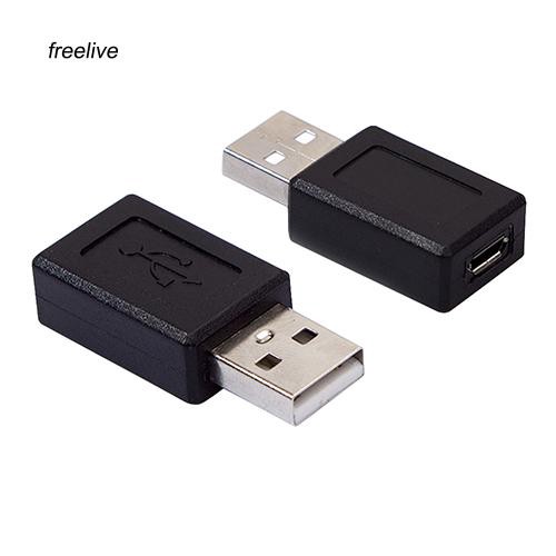Đầu chuyển cổng cáp Micro USB thành cổng USB kích thước 37mm x 17mm x 10mm