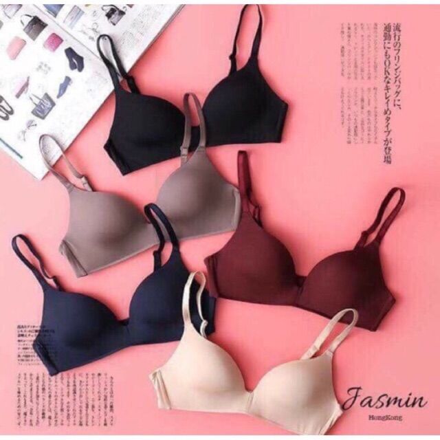 Áo Lót Su Trơn Không Gọng Mút Mỏng Xuất Nhật