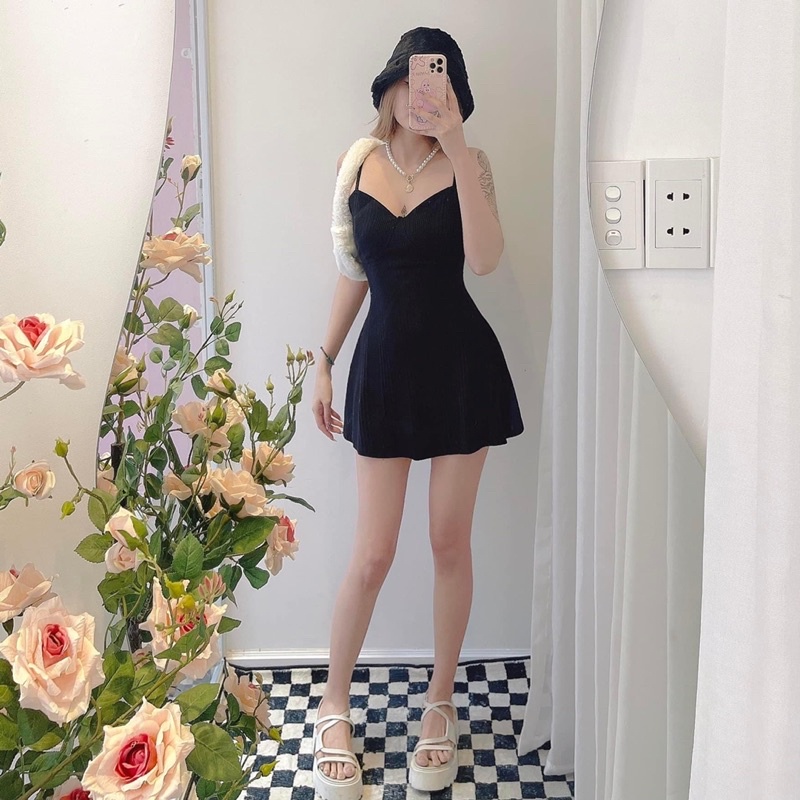 Đầm body thun dệt cao cấp form chữ a hàng loại 1 - 25 store