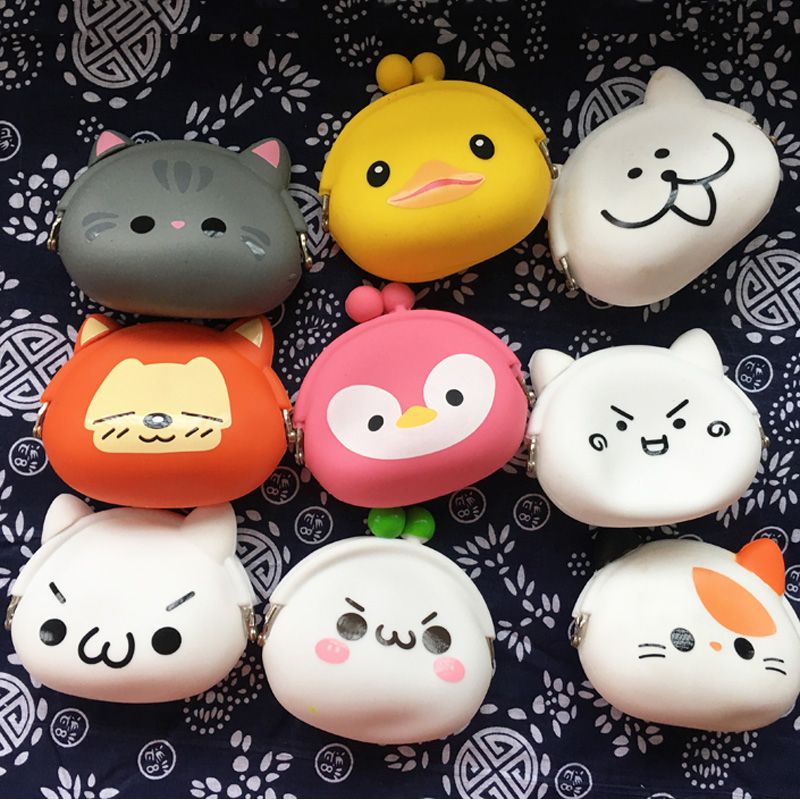 Ví Silicon Dài Đựng Tiền Xu Biểu Tượng Cảm Xúc Khuôn Mặt Nhân Vật Hoạt Hình Anime Merchandise Gà Chiên Nugget Jun Dễ Thương