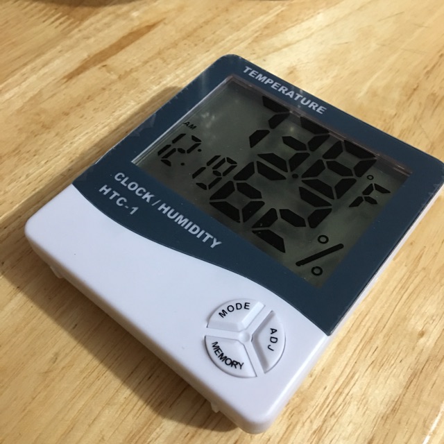 Đồng hồ để bàn HTC-1 đo nhiệt độ, độ ẩm có báo thức tiện lợi
