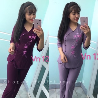 Đồ Lam Đi Chùa # Tim Hoa Mai # Đồ Bộ Nữ # Quần Áo