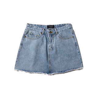 Usthebasic - Chân váy Denim Mini Skirt