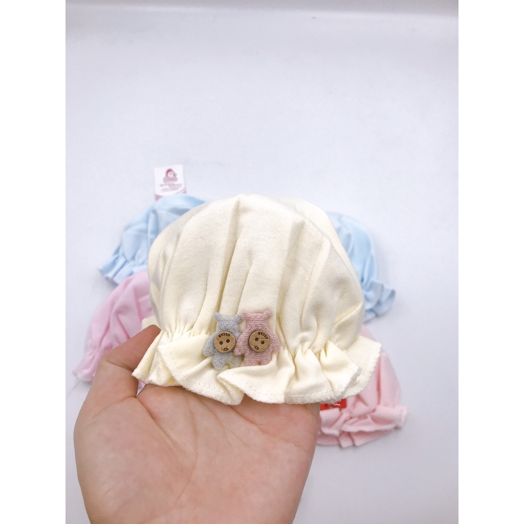 Mũ tai bèo co giãn cho bé sơ sinh 0-3m M729