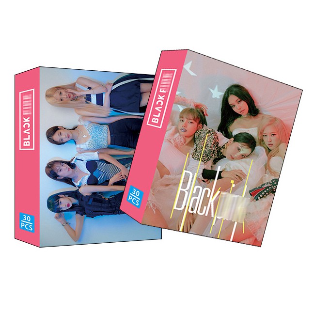 Lomo Blackpink hộp thẻ ảnh nhóm Blackpink