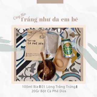 Combo 3 gói bột tắm trắng cà phê dừa N’store