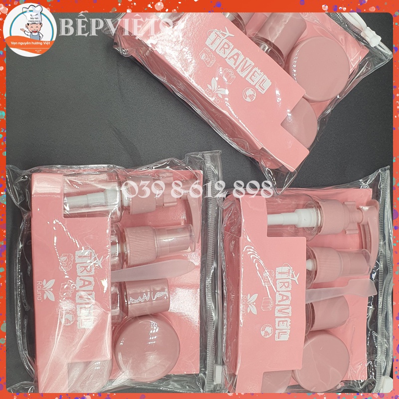 Set Chiết Mỹ Phẩm 5 Món Tiện Dụng  Khi Đi Du Lịch