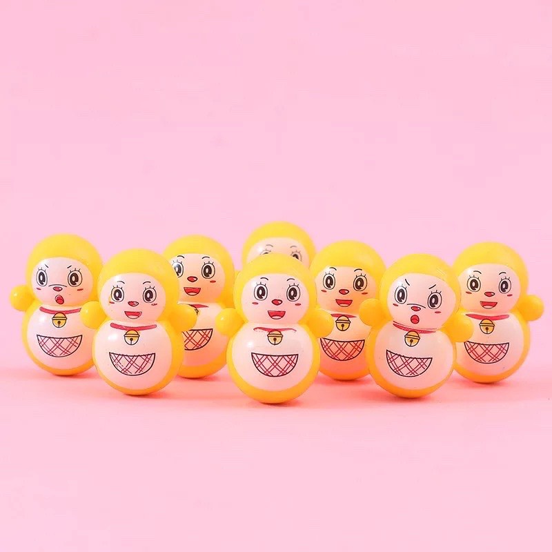 Lật đật mini Squid game - trò chơi con mực cho bé, búp bê lật đật doraemon, đồ chơi lật đật minions