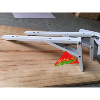 Giá đỡ kệ gấp gọn thông minh, ke chữ L gấp gọn dài 30cm