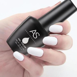 Sơn Gel AS màu Trắng (WHITE) | chai đen