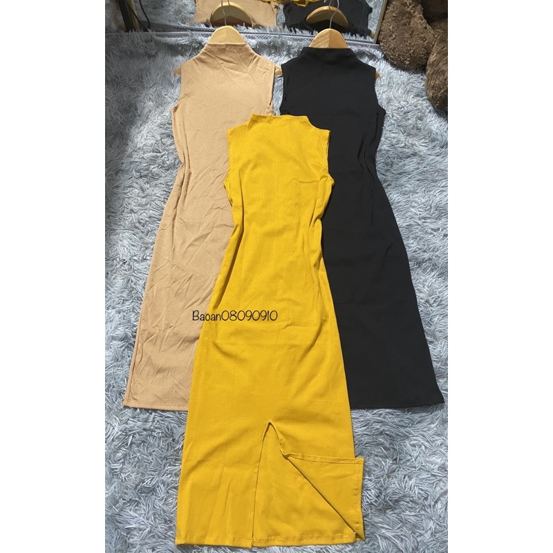 Đầm body chất Borip cổ cao 3 phân | BigBuy360 - bigbuy360.vn