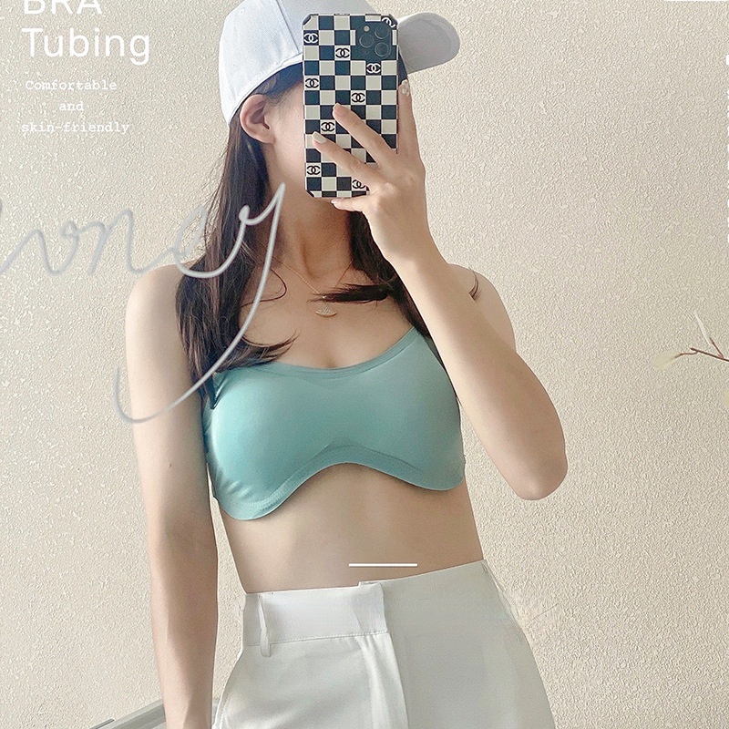 Áo lót thể thao hai dây không lộ đường may thời trang mùa hè gợi cảm cho nữ