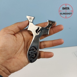 Ná cao su inox cnc long phụng chạc 7.5 - chạc kẹp bắn thun dẹt - data slingshot