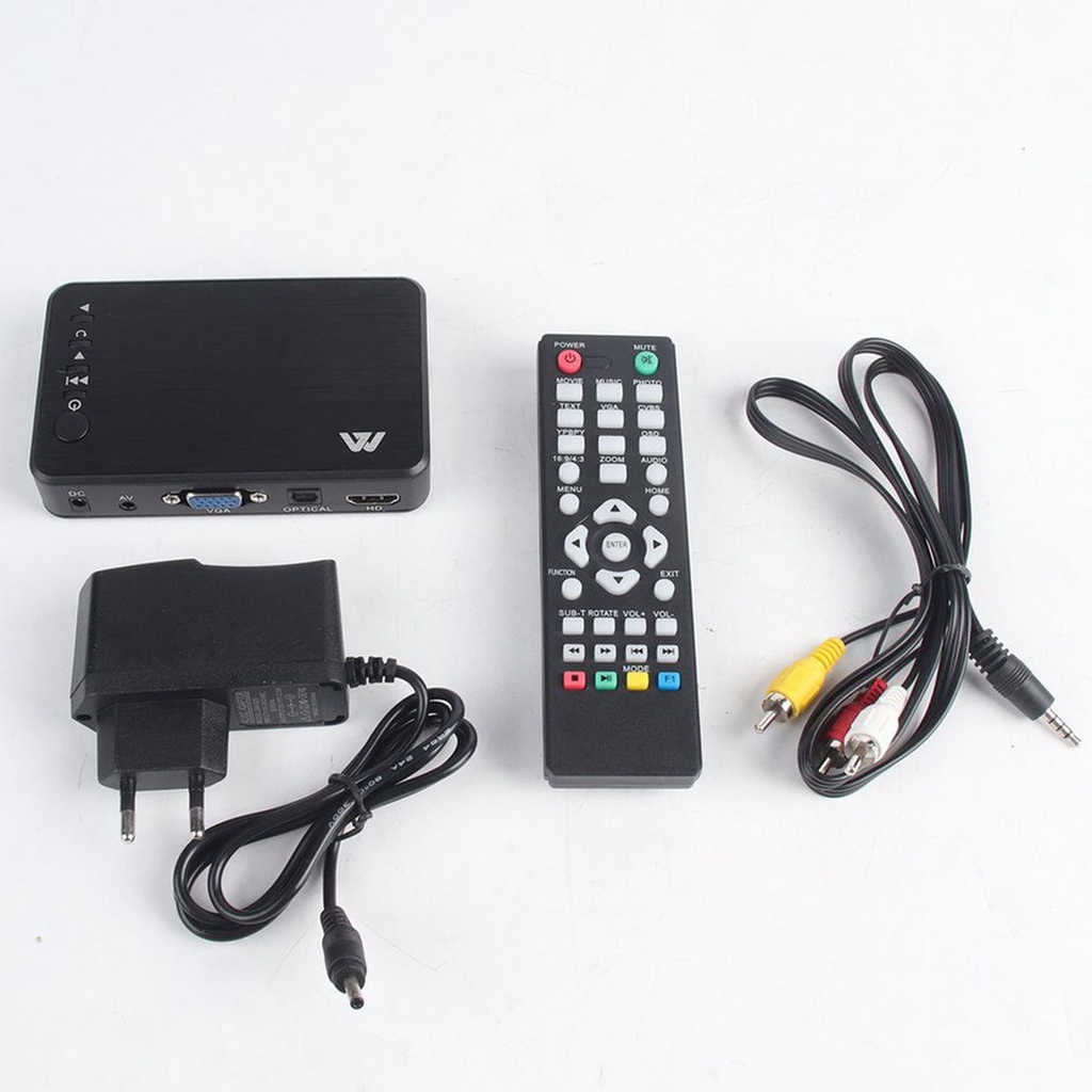 Đầu Chuyển Đổi Đa Phương Tiện Full 1080p Hdmi-Compatible Vga Av Usb Mini H7 | BigBuy360 - bigbuy360.vn