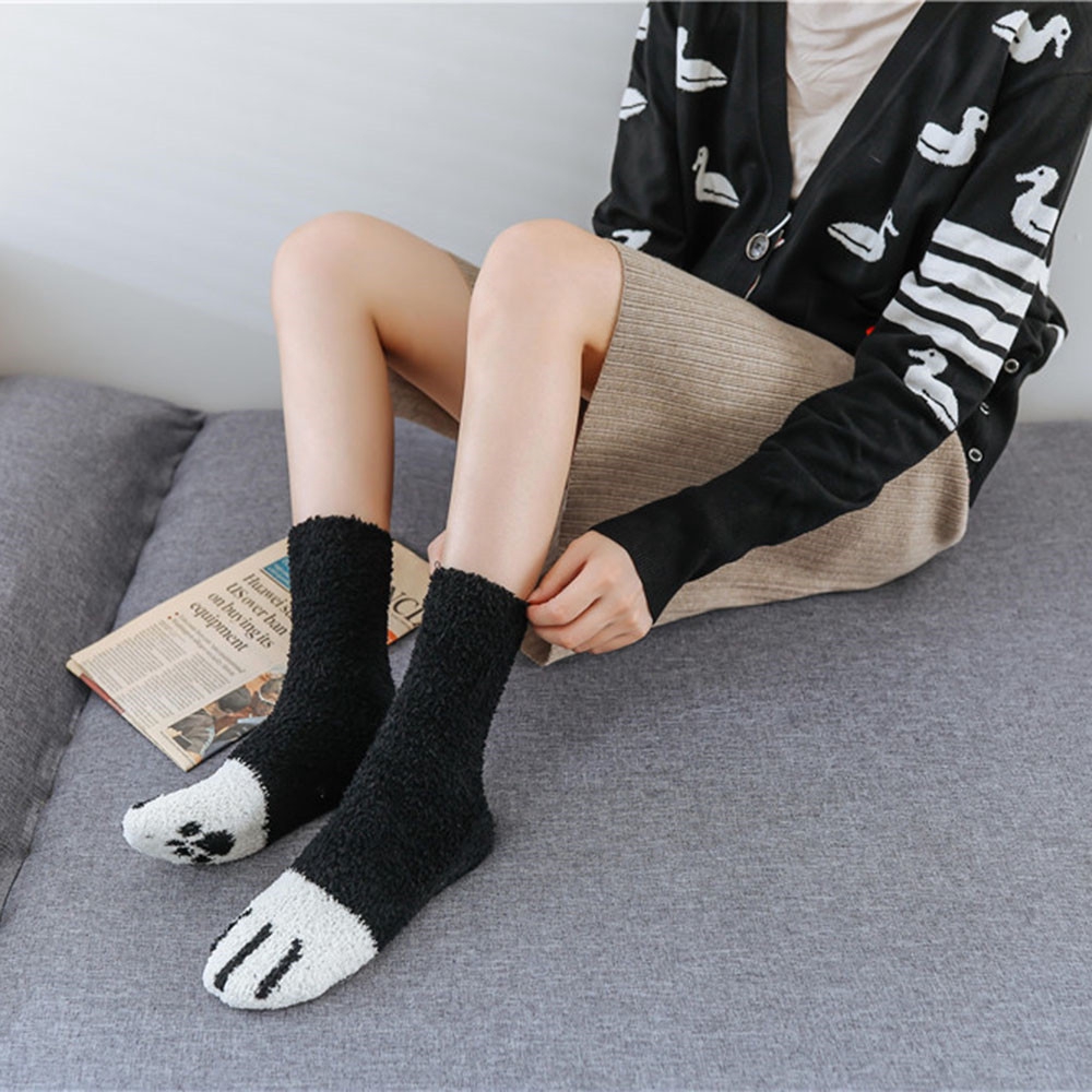 Đôi Tất Nhung Mềm Mại Ấm Áp