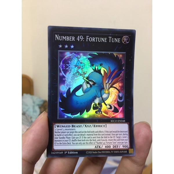 Thẻ bài Yugioh Number 49: fortune Tune