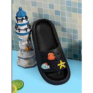 DÉP QUAI NGANG ĐẾ SÓNG 5CM TẶNG KÈM 6 STICKER ( ĐẶT TĂNG LÊN 1 SIZE)