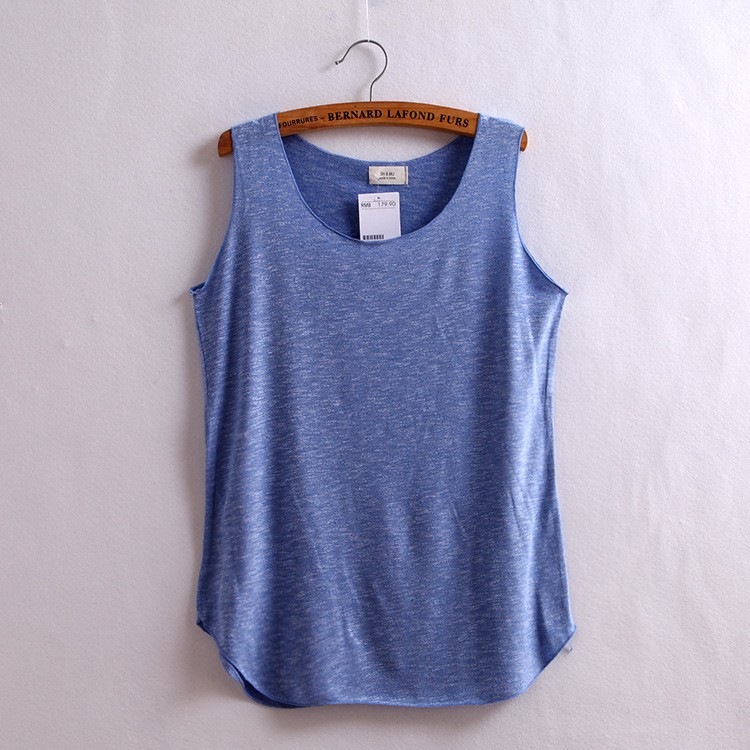 Áo ba lỗ cổ tròn thời trang cho nữ