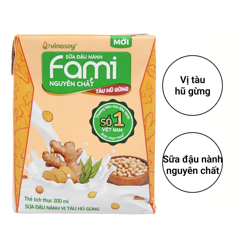 THÙNG 36 HỘP SỮA FAMI BẠC HÀ-SỮA DỪA-TÀU HŨ GỪNG-ĐƯỜNG ĐEN-PHÔ MAI-CAFE/