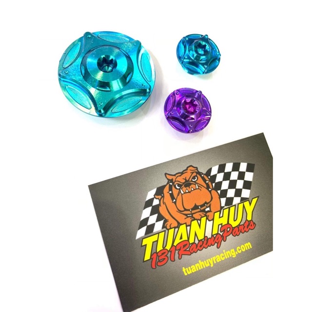 Ốc mâm lửa titan gr5 cho wave , dream , winner , sonic , msx , tất cả các dòng xe honda ( Duo cap for honda winner Sonic