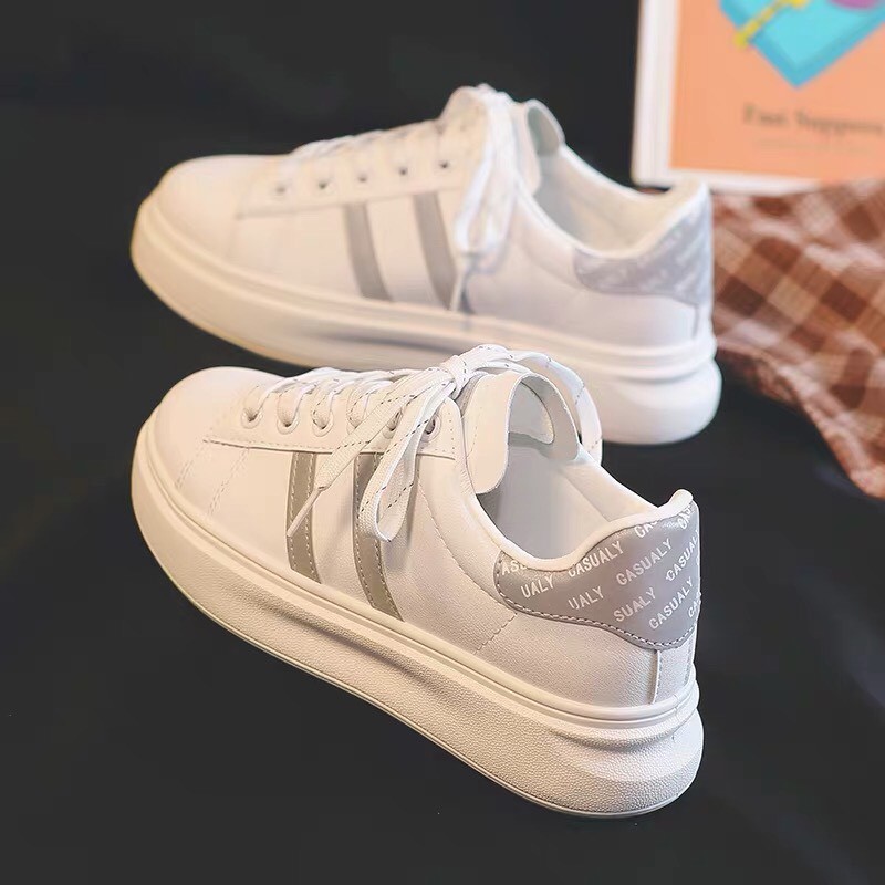 giày sneaker trắng  💖FREESHIP💖Giảm 20K khi Nhập [GIAY20KA] Giày Thể Thao Nữ Hướng 2019 Nhập Quảng Châu