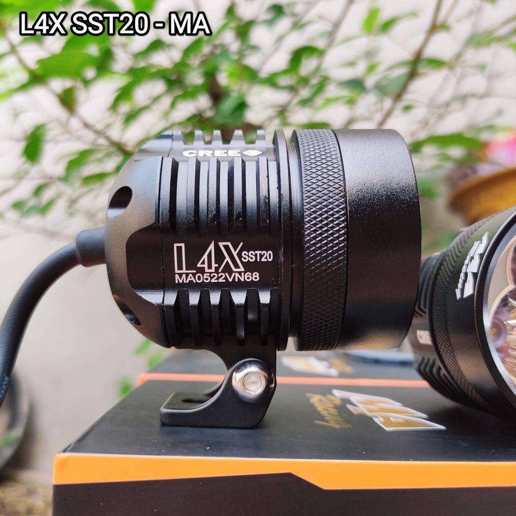 Đèn Trợ Sáng L4x Chíp Xịn SST20 Kính Tím Chính Hãng MA Bảo Hành 1 Năm