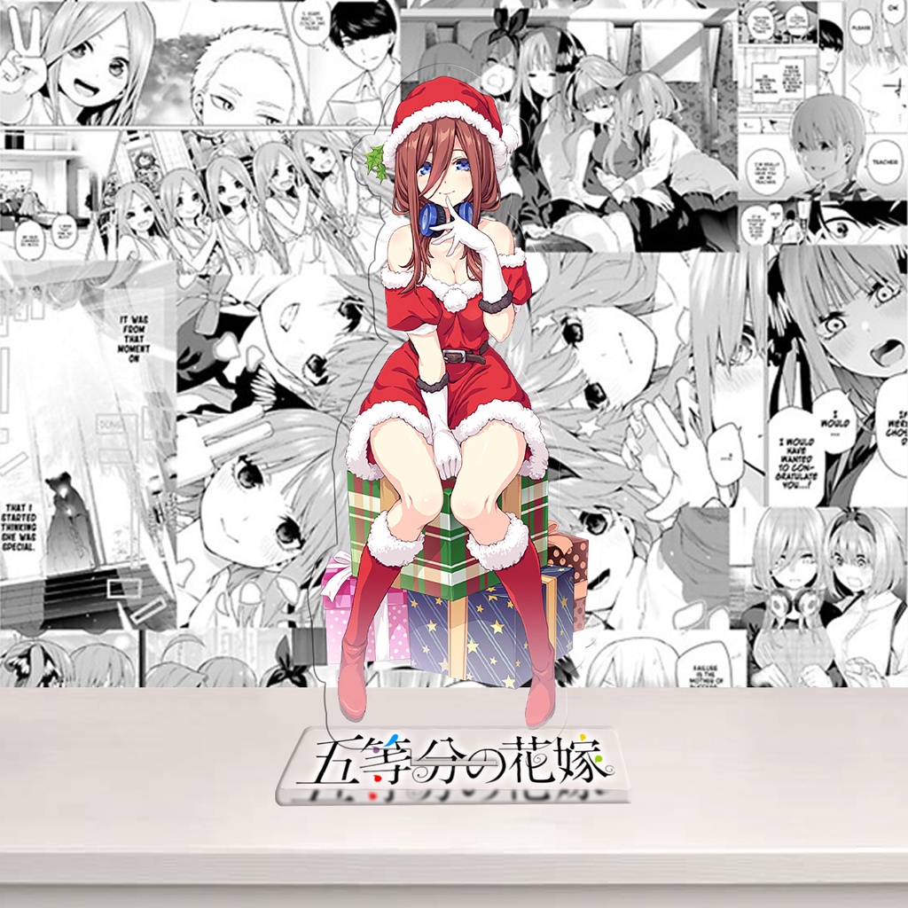 Standee Nhà Có 5 Nàng Dâu, Gotoubun no Hanayome, mô hình nhân vật Miku, Nino, Itsuki, Ichika, Yotsuba