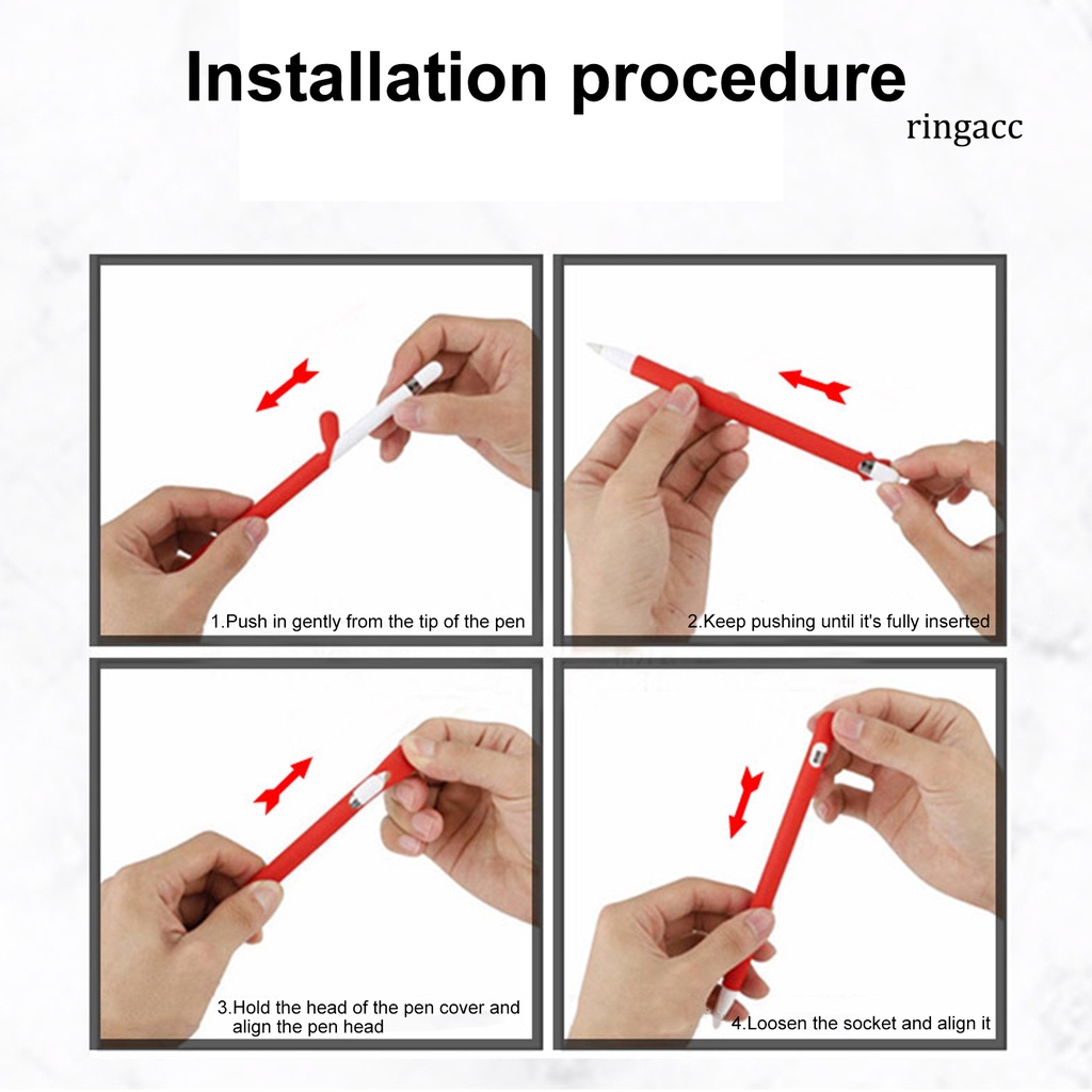 Vỏ Silicon Mềm Chống Trầy Bảo Vệ Bút Cảm Ứng Apple Pencil 2