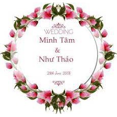 In tem nhãn cưới dán chai nước