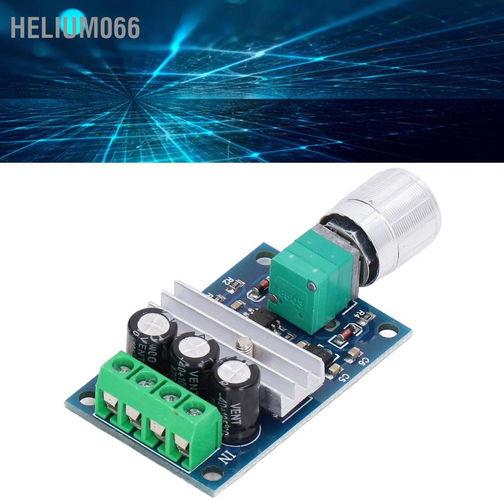 Helium066 2Pcs Motor Speed Controller PWM Regulator Switch Control Module DC 6V 12V 2