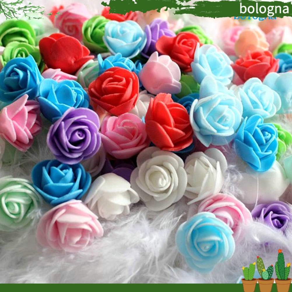 Bộ 500 Bông Hoa Hồng Nhân Tạo Bằng Xốp PE Dùng Trang Trí
