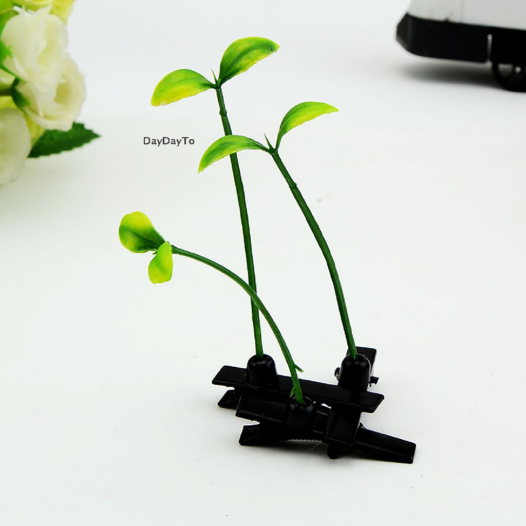 Set 4 Kẹp Cỏ Hình Cây Nấm / Hoa Thời Trang Unisex