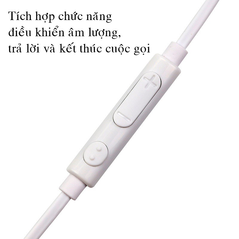 Tai nghe chất lượng cao với chất liệu TPE không lo gãy đứt, chống xoắn, nghe nhạc và đàm thoại, sử dụng cho PC và ĐTDĐ
