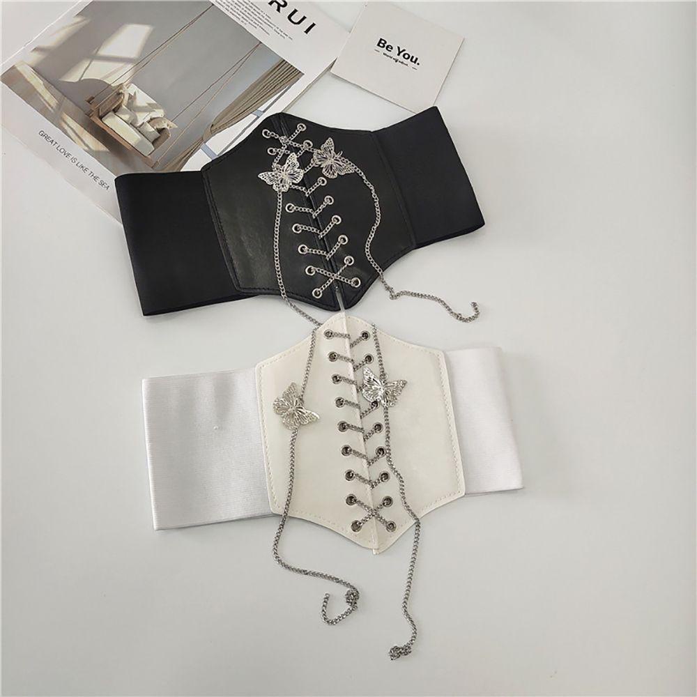 Đai Nịt Bụng Da PU Cummerbunds VANES1