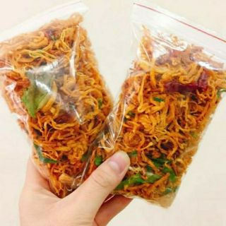 {100G/200G} KHÔ GÀ SẤY LÁ CHANH
