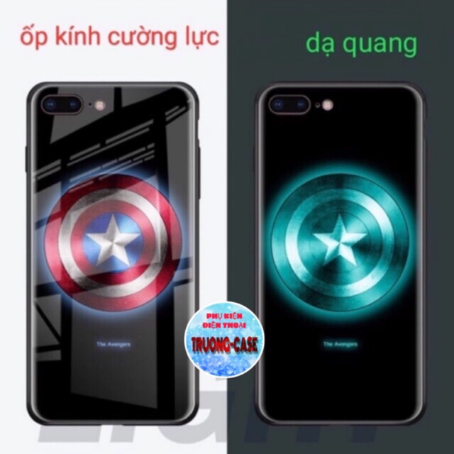 Ốp iPhone ốp lưng kính có dạ quang