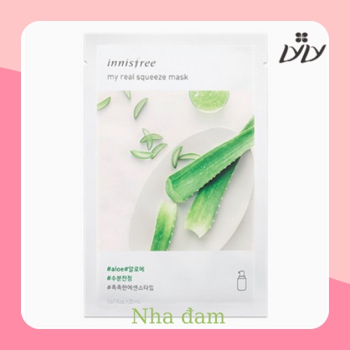 Mặt Nạ Giấy Hàn Quốc Innisfree Dưỡng Da, Cấp Ẩm Đủ Các Loại 20ml