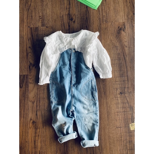 Yếm jean zara dư xịn