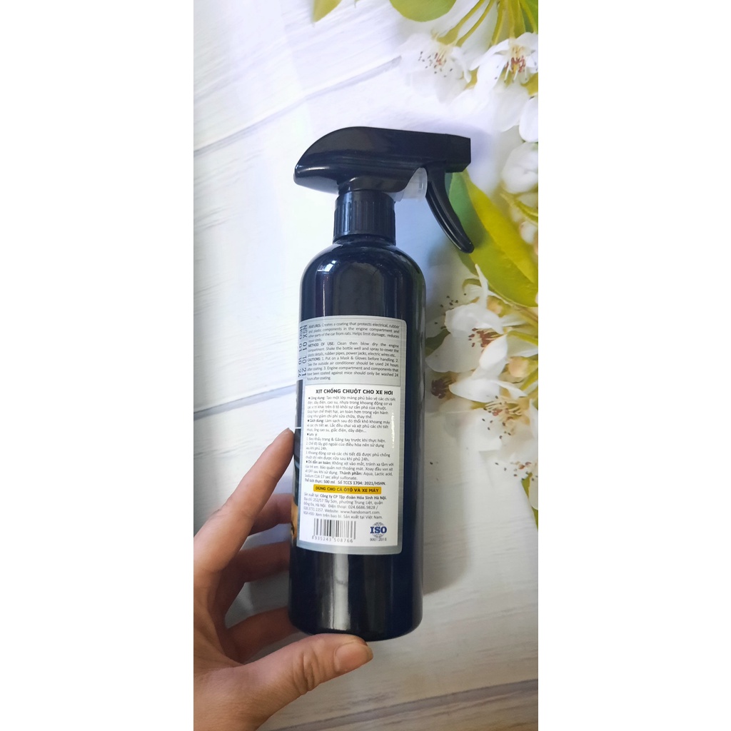 Chai xịt chống chuột cắn dây điện auto pro 500ml