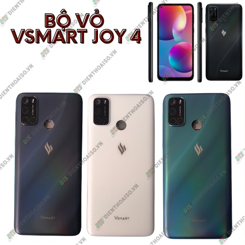 Vỏ bộ vsmart joy 4 xanh , trắng, đen