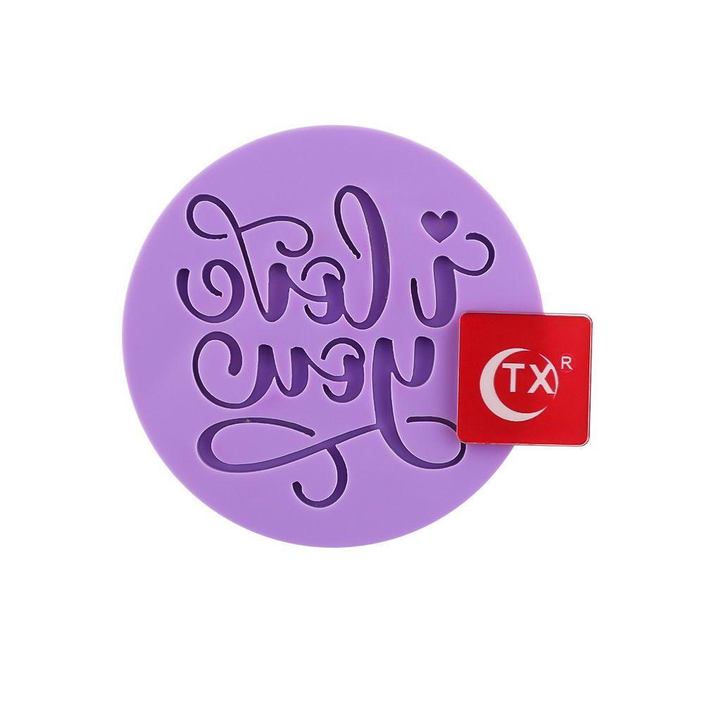 KENT1 Biscuit Mould Wedding Party DIY Fondant Stamp Cake Decorating Acrylic Cookie Embossing Molds