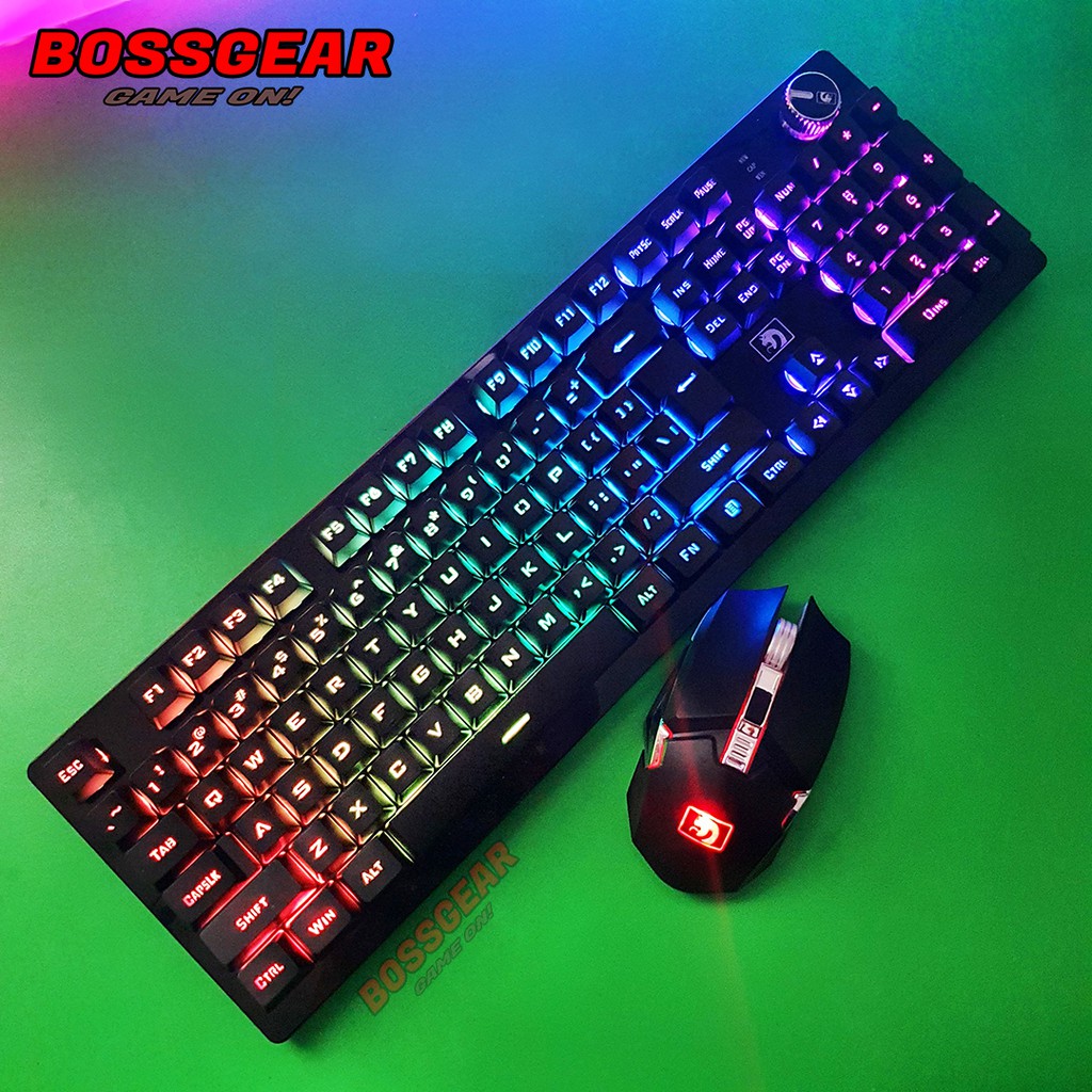 [Mã 33ELSALE hoàn 7% xu đơn 300k] Bộ Combo Phím Chuột Không Dây Mamba K620 2.4Ghz ( LED RGB, Chuột slient, 2.4Ghz )