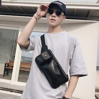 Túi đeo chéo dành cho nam da pu cao cấp thời trang phong cách fortune mouse da020